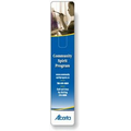 .020 White Plastic Punched Clip Bookmark Rulers - 1.25"x6.25" , Full Color